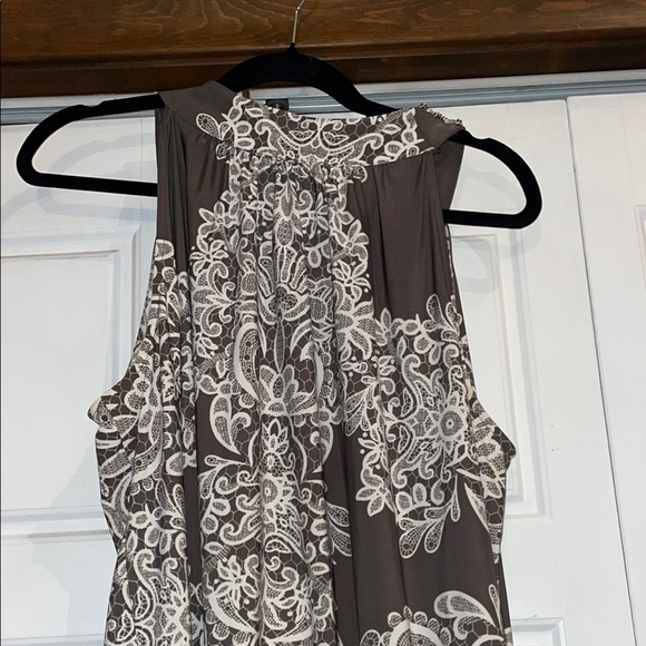 INC International Concepts Embellished Black and White Tank Top - Picture 8 of 8